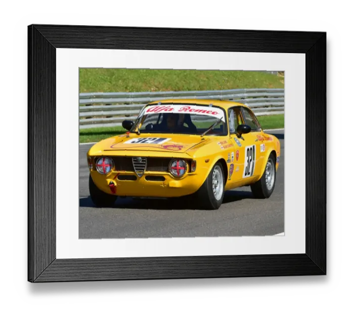 Framed Print : CM2 7414 Alan Sawyer, Ken Lark, Alfa Romeo GTAe Framed Print : CM2 7414 Alan Sawyer, Ken Lark, Alfa Romeo GTAe