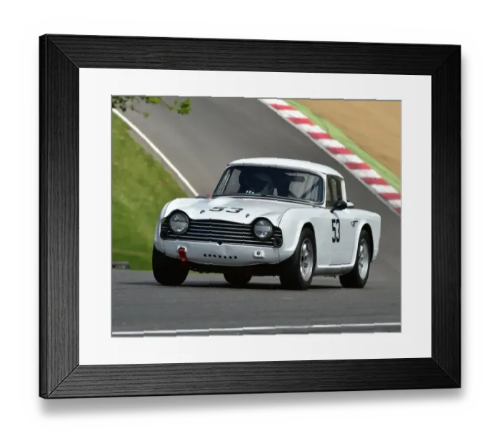 Framed Print : CM2 7526 Roy Chamberlain, Triumph TR250 Framed Print : CM2 7526 Roy Chamberlain, Triumph TR250