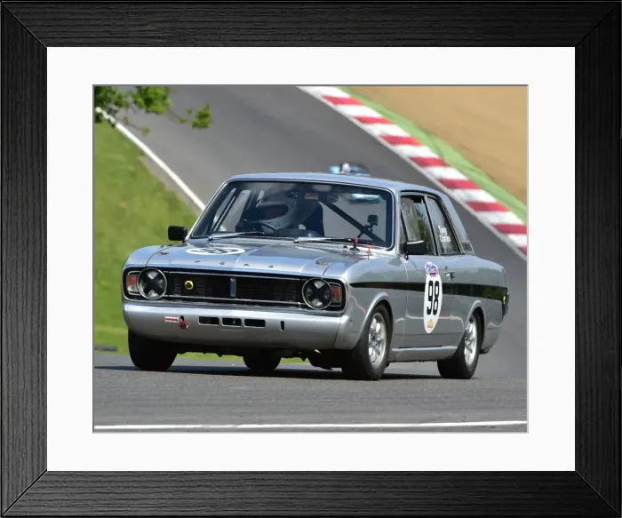 Framed Print : CM2 7564 Tony Crates, Ford Lotus Cortina Mk 2 Framed Print : CM2 7564 Tony Crates, Ford Lotus Cortina Mk 2