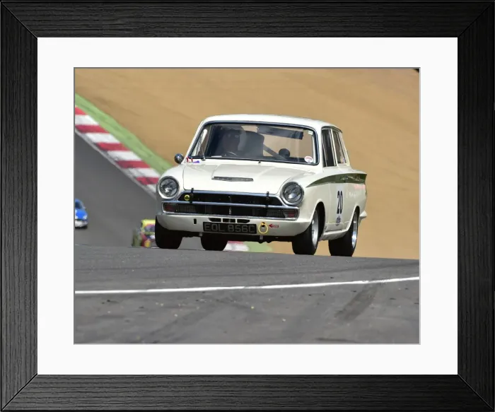 Framed Print : CM2 7605 Donald Naismith, Lotus Cortina Mk1, EOL 856 C Framed Print : CM2 7605 Donald Naismith, Lotus Cortina Mk1, EOL 856 C
