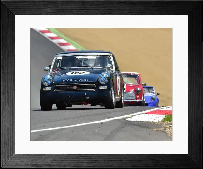 Framed Print : CM2 7625 Andy Mathew, William Mathew, MG Midget, YYA 279 H