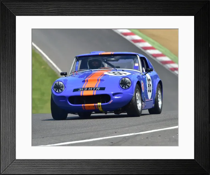 Framed Print : CM2 7627 John Hilbery, MG Midget Lenham
