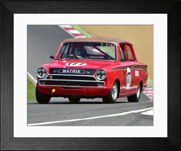Framed Print : CM2 7638 Jon Sandilands, Ford Lotus Cortina Framed Print : CM2 7638 Jon Sandilands, Ford Lotus Cortina