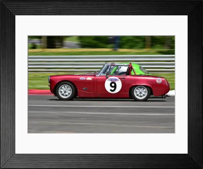 Framed Print : CM2 7664 David Jeal, Sandie Robbie, MG Midget, LGU 798 D Framed Print : CM2 7664 David Jeal, Sandie Robbie, MG Midget, LGU 798 D