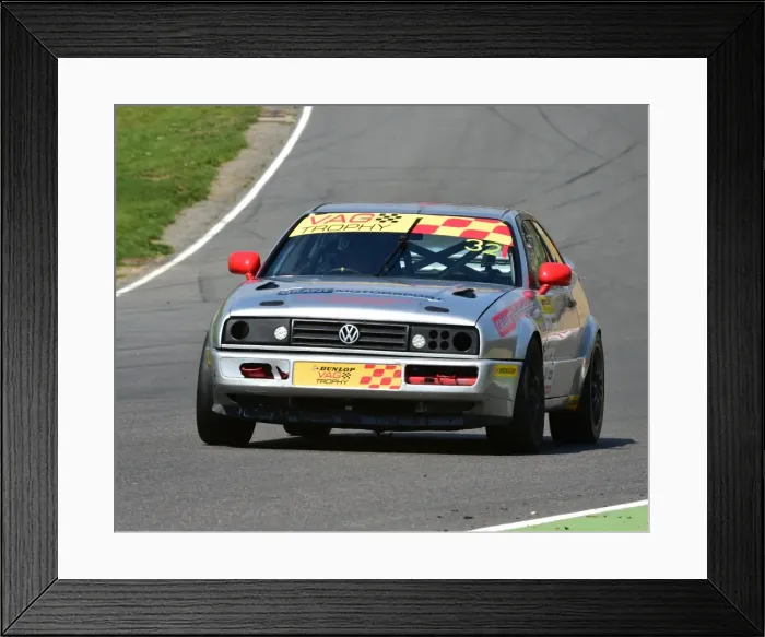 Framed Print : CM2 7876 Ken Lark, Nick Starkey, VW Corrado