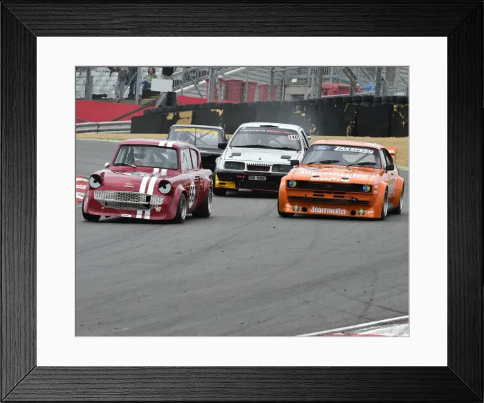 Framed Print : CM2 7998 Anglia, Capri, Sierra through Paddock Hill Bend Framed Print : CM2 7998 Anglia, Capri, Sierra through Paddock Hill Bend