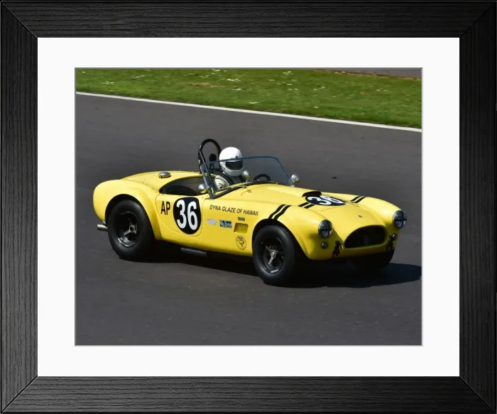 Framed Print : CM2 4048 Bill Bridges, Robbie Feilden, AC Cobra 289 Framed Print : CM2 4048 Bill Bridges, Robbie Feilden, AC Cobra 289