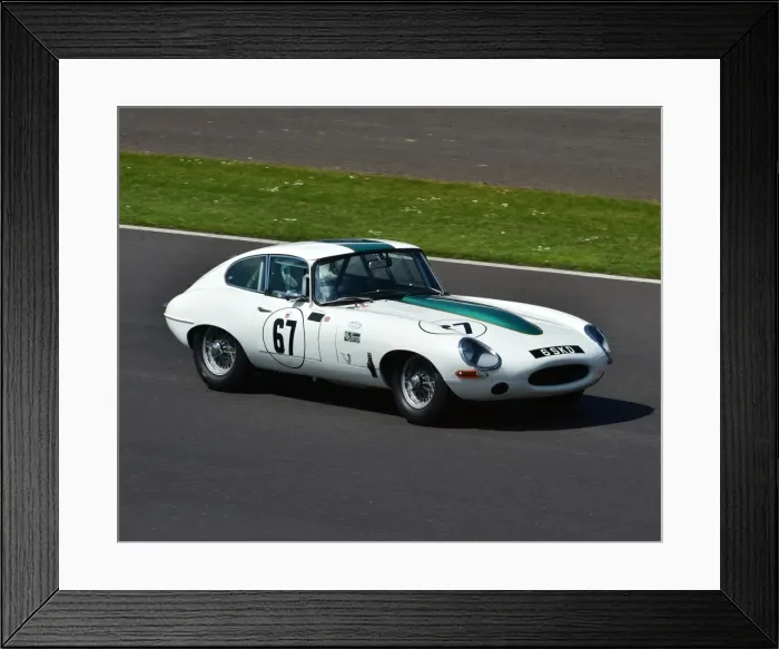 Framed Print : CM2 4049 Stephen Skipworth, Jaguar E-Type, 6 SKD Framed Print : CM2 4049 Stephen Skipworth, Jaguar E-Type, 6 SKD