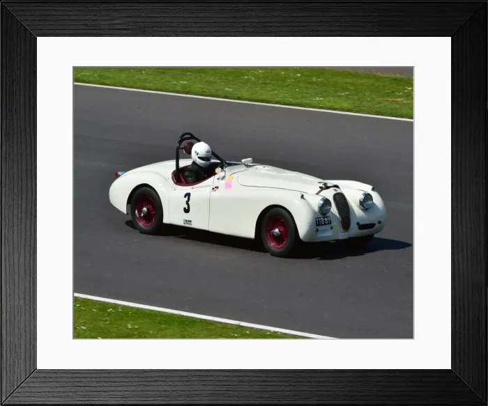 Framed Print : CM2 4054 Christopher Scholey, Nick Finburgh, Jaguar XK 120, TTB 87 Framed Print : CM2 4054 Christopher Scholey, Nick Finburgh, Jaguar XK 120, TTB 87