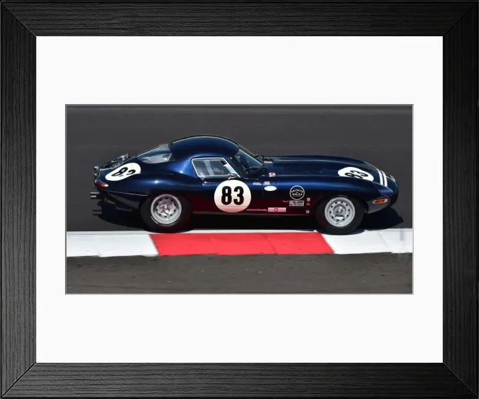 Framed Print : CM2 4067 Ben Shuckburgh, Martin Hunt, Jaguar E-Type