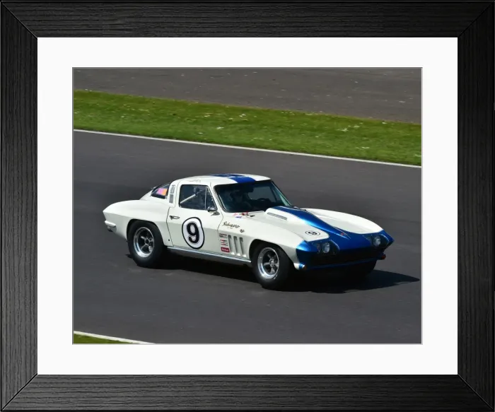 Framed Print : CM2 4089 Craig Davies, Adam Jones, Chevrolet Corvette Stingray