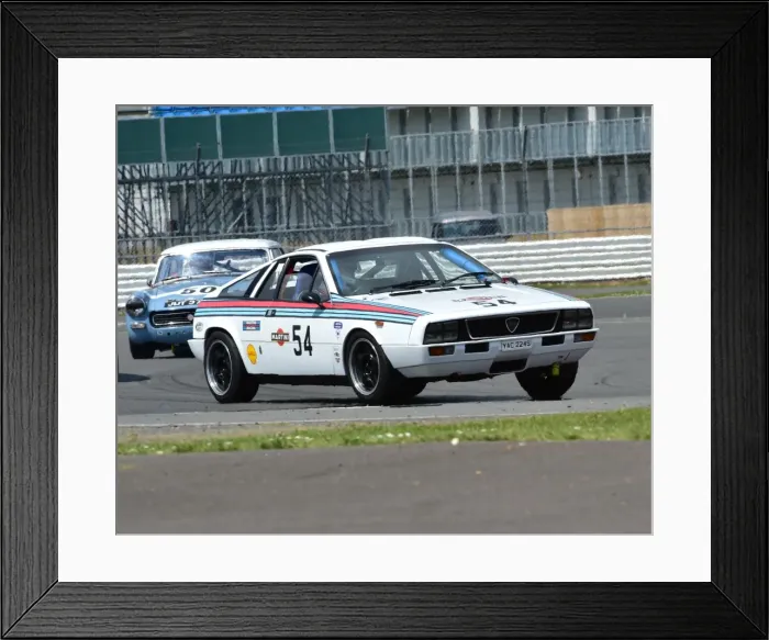 Framed Print : CM2 4250 Johan Denekamp, Lancia Monte Carlo, YAC 224 S