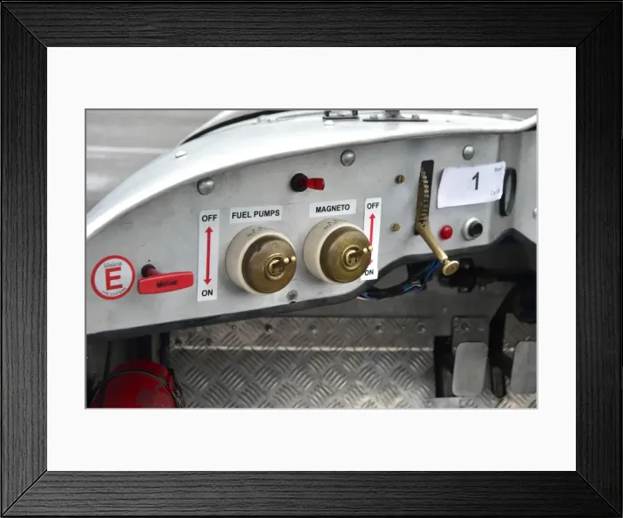Framed Print : CM2 8751 Bentley dash Framed Print : CM2 8751 Bentley dash