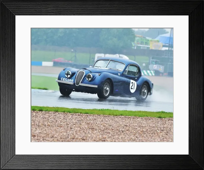 Framed Print : CM2 8845 Rob Newall, Jaguar XK120, CEG 266 Framed Print : CM2 8845 Rob Newall, Jaguar XK120, CEG 266