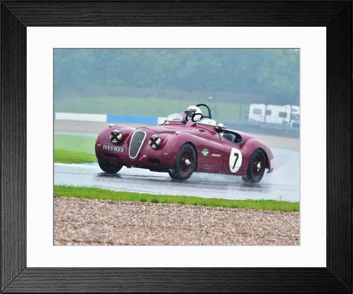 Framed Print : CM2 8850 Mark Donnor, Jaguar XK120, HAS 623 Framed Print : CM2 8850 Mark Donnor, Jaguar XK120, HAS 623