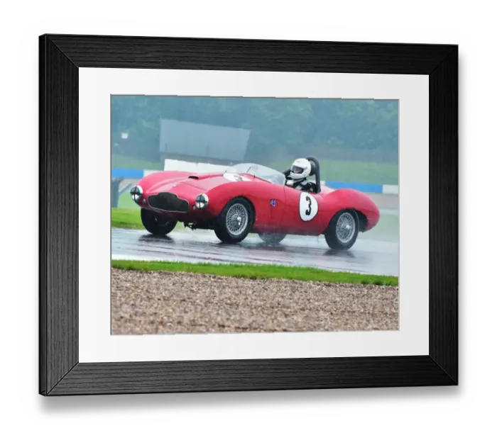 Framed Print : CM2 8860 Heinz Stamm, Aston Martin DB2-4 Bertone Spider