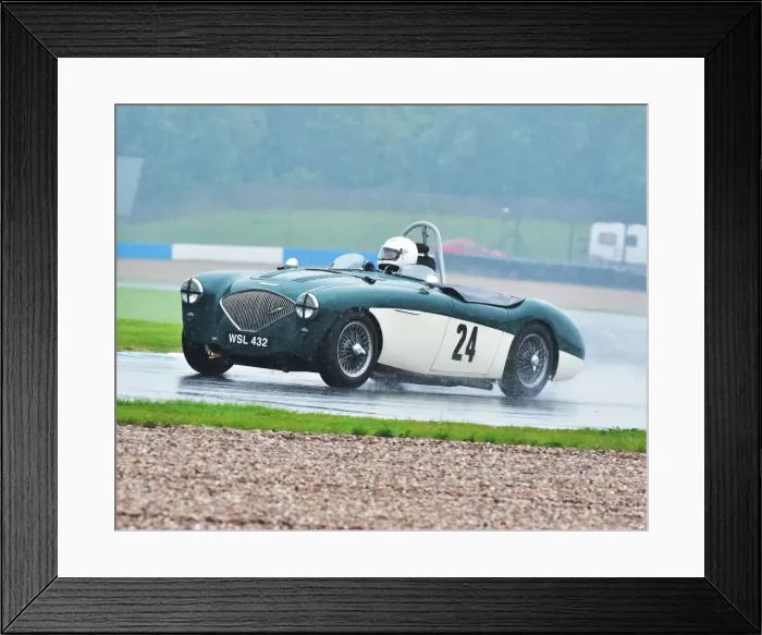 Framed Print : CM2 8867 James Wilmot-Smith, Austin Healey 100M, WSL 432