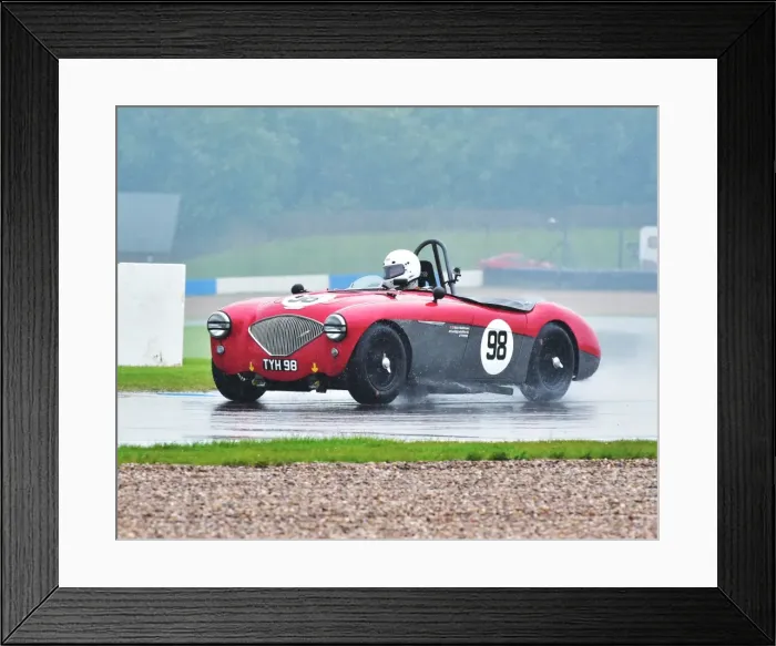 Framed Print : CM2 8869 Nick Matthews, Austin Healey 100-4, TYH 98 Framed Print : CM2 8869 Nick Matthews, Austin Healey 100-4, TYH 98
