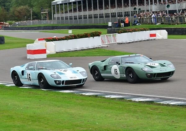 Alex Buncombe, Andy Wallace, Jason Wright, Michael Gans GT40's