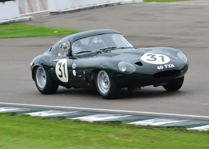 Rights Managed : Andy Wallace, Ross Warburton, Jaguar E-Type lightweight lowdrag Rights Managed : Andy Wallace, Ross Warburton, Jaguar E-Type lightweight lowdrag