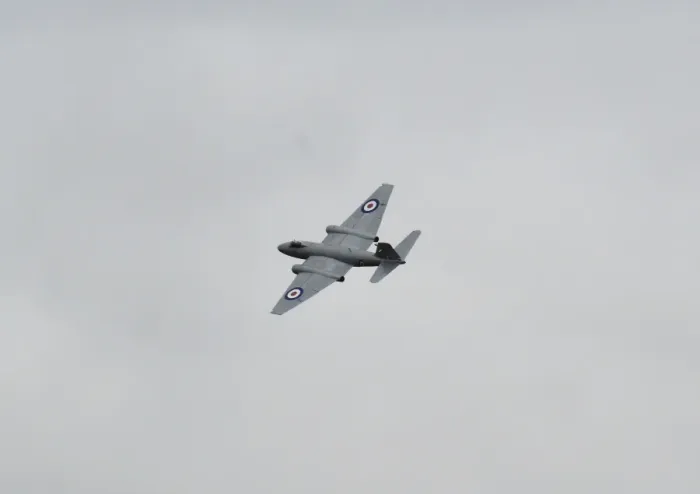 Rights Managed : Canberra. The only remaining airworthy Canberra takes to the skies above Rights Managed : Canberra. The only remaining airworthy Canberra takes to the skies above