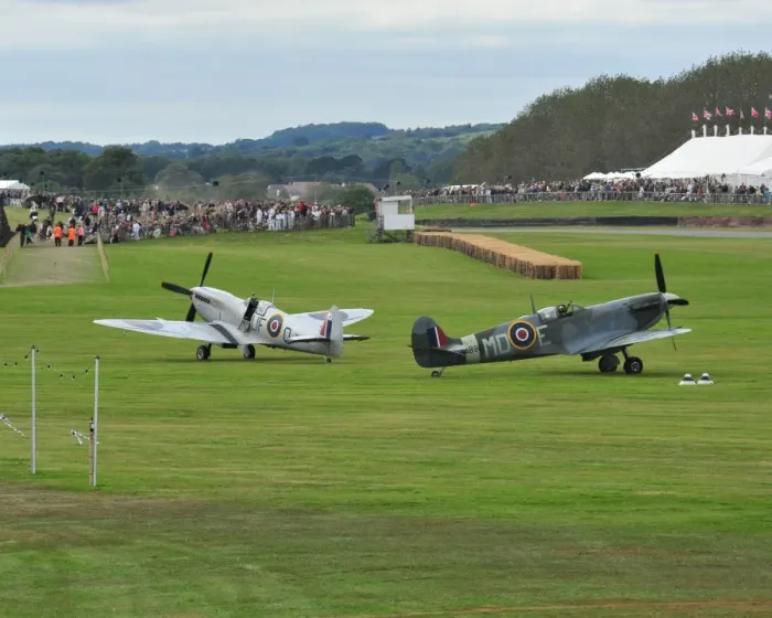 Framed Print : CJ1 9065 Spitfires AB910 and MK 356 Framed Print : CJ1 9065 Spitfires AB910 and MK 356