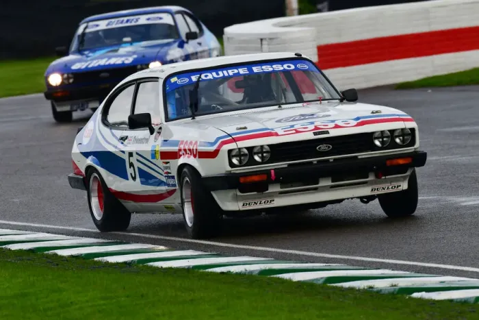Rights Managed : CJ10 0166 Shaun Hollamby, Ford Capri III 3 litre S Rights Managed : CJ10 0166 Shaun Hollamby, Ford Capri III 3 litre S