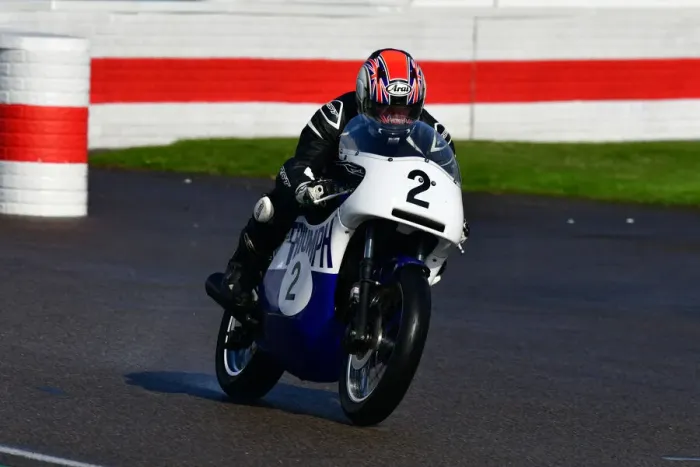 Rights Managed : CJ10 0371 Richard Aldous, Rob North Triumph Trident Rights Managed : CJ10 0371 Richard Aldous, Rob North Triumph Trident