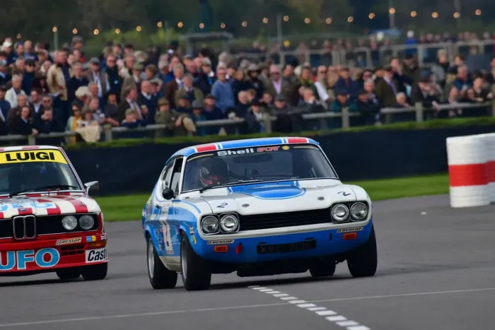 Rights Managed : CJ10 0721 Steve Soper, Ford Capri 3 litre S Rights Managed : CJ10 0721 Steve Soper, Ford Capri 3 litre S