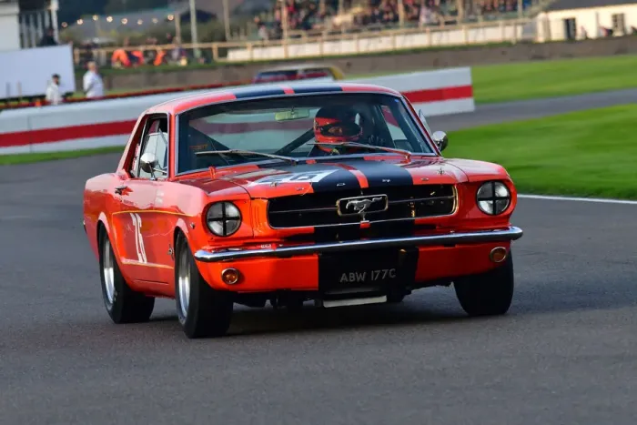 Rights Managed : CJ10 0799 Tiff Needell, Colin Sowter, Ford Mustang Rights Managed : CJ10 0799 Tiff Needell, Colin Sowter, Ford Mustang