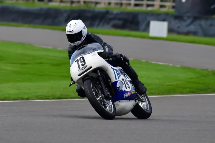 Rights Managed : CJ10 1314 Keith Clarke, Rob North Triumph T150 Rights Managed : CJ10 1314 Keith Clarke, Rob North Triumph T150