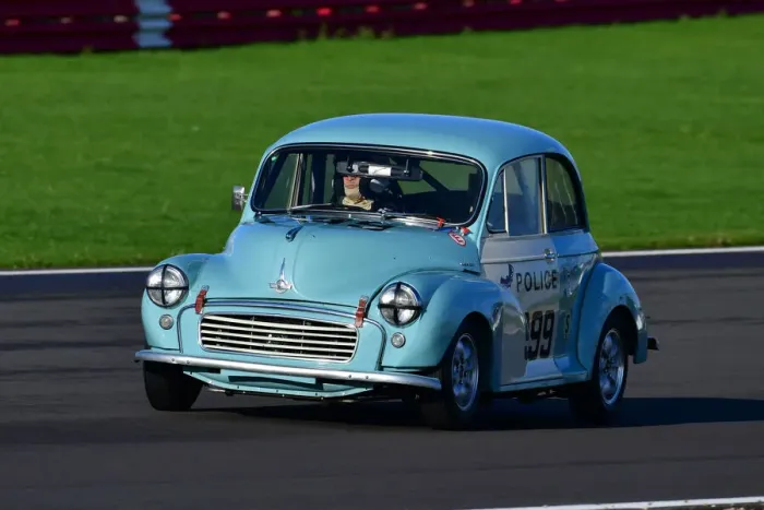 Framed Print : CJ10 2082 Chris Rea, Morris Minor Police Framed Print : CJ10 2082 Chris Rea, Morris Minor Police