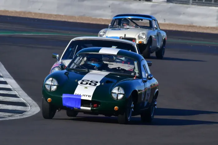 Framed Print : CJ10 2549 Marc Gordon, Nick Finburgh, Lotus Elite