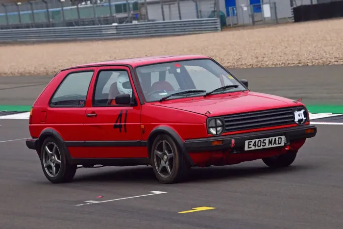 Framed Print : CJ10 2675 Nigel Barnett, VW Golf GTi 16v