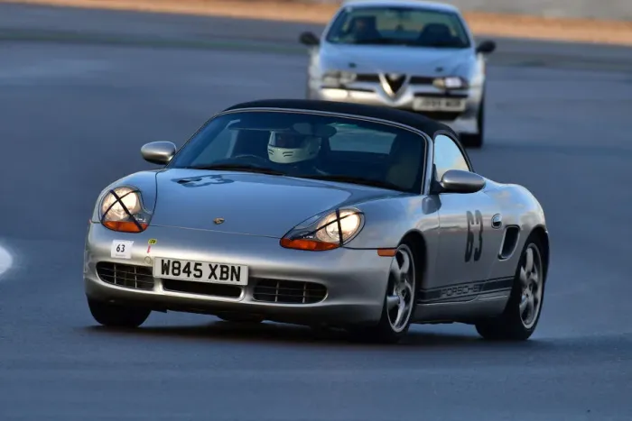 Framed Print : CJ10 3230 George Scholey, Porsche Boxster
