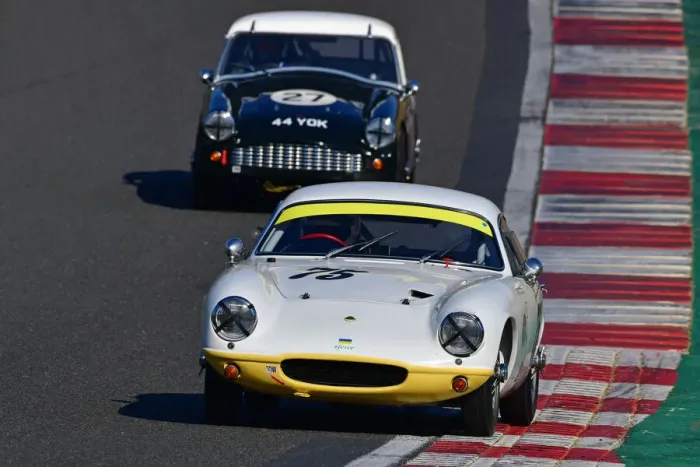 Framed Print : CJ10 3669 Robin Ellis, Lotus Elite Framed Print : CJ10 3669 Robin Ellis, Lotus Elite