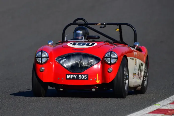Framed Print : CJ10 3673 Paul Mortimer, Austin Healey 100 Framed Print : CJ10 3673 Paul Mortimer, Austin Healey 100