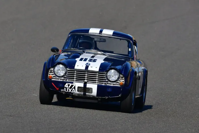 Framed Print : CJ10 3966 Robert Rawe, Xavier Sanz de Acedo, Triumph TR4