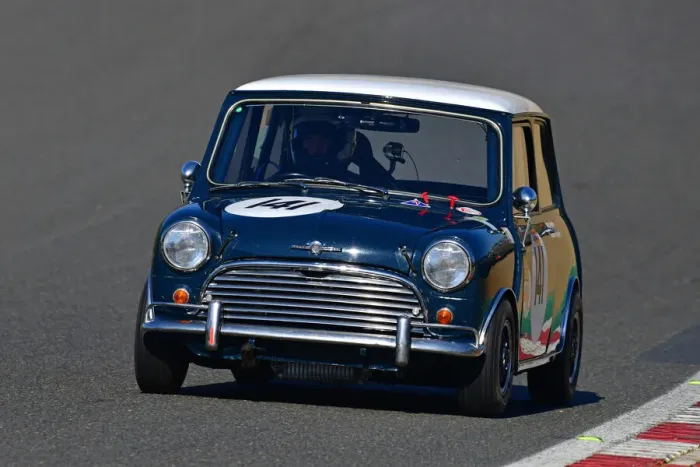 Framed Print : CJ10 3968 Richard Longdon, Rory Longdon, Austin Mini Cooper S