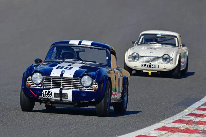 Framed Print : CJ10 4007 Robert Rawe, Xavier Sanz de Acedo, Triumph TR4