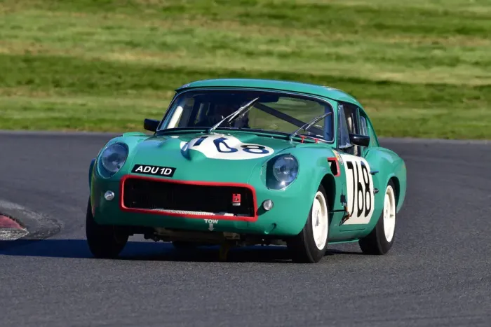 Framed Print : CJ10 4155 Ian Calderwood, Lewis Calderwood, Triumph GT6 Mk1