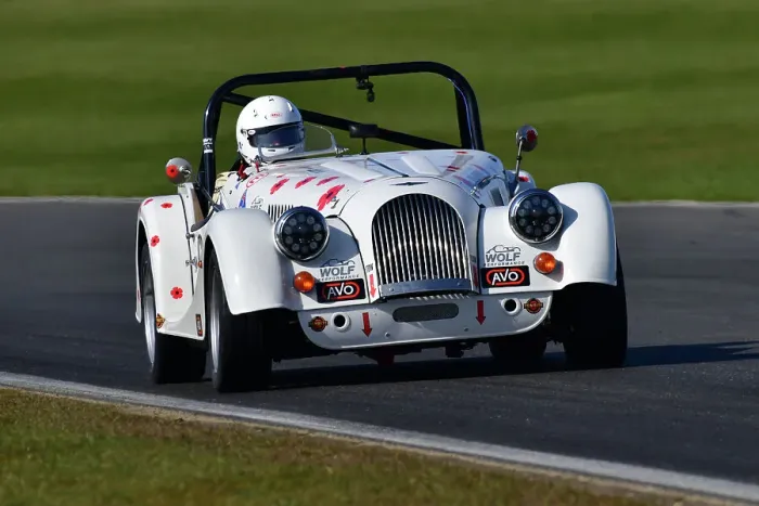 Framed Print : CJ10 4823 John Richards, Morgan Plus 4 Clubsport Framed Print : CJ10 4823 John Richards, Morgan Plus 4 Clubsport