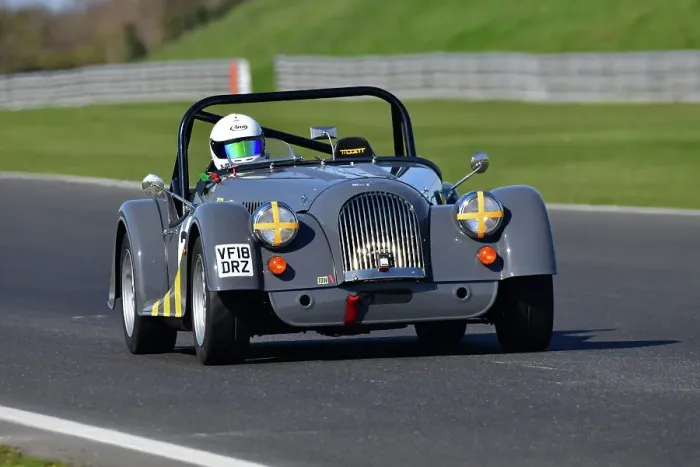 Framed Print : CJ10 4862 Tony Kilby, Morgan Plus 4 Club Sport Framed Print : CJ10 4862 Tony Kilby, Morgan Plus 4 Club Sport