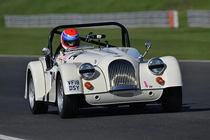 Framed Print : CJ10 4876 Oliver Pratt, Morgan Plus 4 Clubsport Framed Print : CJ10 4876 Oliver Pratt, Morgan Plus 4 Clubsport