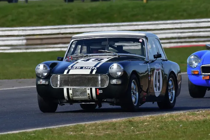 Framed Print : CJ10 4910 Steve Atkinson, Austin Healey Sprite