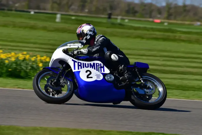 Rights Managed : CJ10 5299 Richard Aldous, Rob North Triumph Trident Rights Managed : CJ10 5299 Richard Aldous, Rob North Triumph Trident