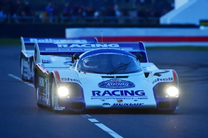 Rights Managed : CJ10 6337 Porsche 956, Porsche 962 demonstration Rights Managed : CJ10 6337 Porsche 956, Porsche 962 demonstration