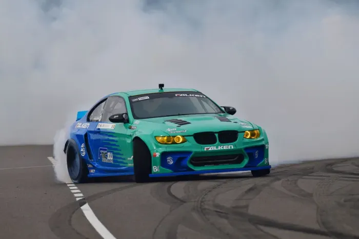 Rights Managed : CJ10 7116 Drift demonstration Rights Managed : CJ10 7116 Drift demonstration