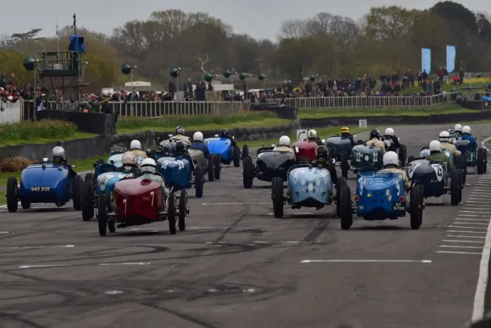 Rights Managed : CJ10 7139 The rear of the grid at the start Rights Managed : CJ10 7139 The rear of the grid at the start