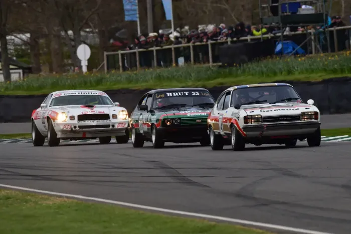 Rights Managed : CJ10 7270 John Spiers, Ford Capri Mk2 3 litre S, Ludovic Lindsay, Ford Capri III 3 litre S, Jack Tetley